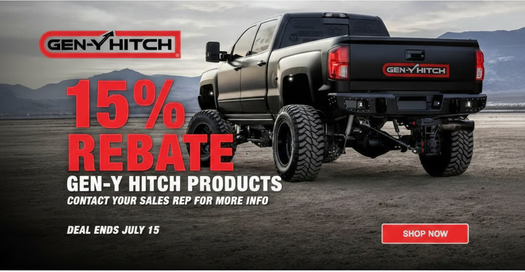 15% Rebate on Gen Y Hitches