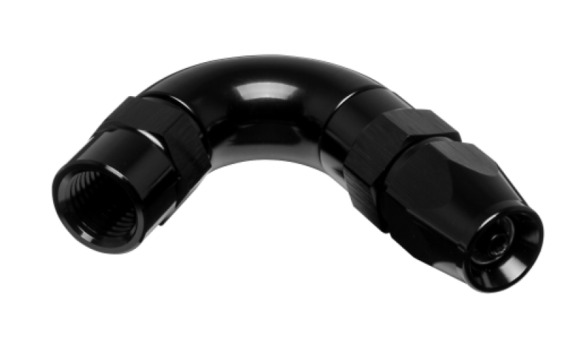 Vibrant -3AN 120 Degree High Flow Hose End Fitting for PTFE Lined Flex Hose