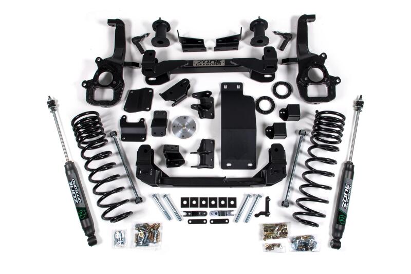 Zone Offroad 20-21 Ram 1500 4WD 6in Front 5in Rear Suspension Lift System