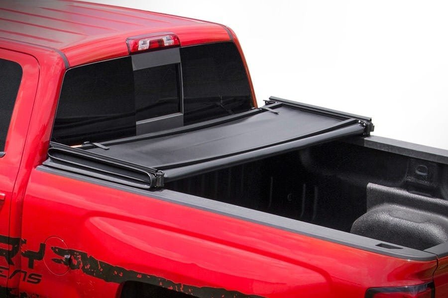 Rough Country 41207550 Tri-Fold Soft Tonneau Cover for 2007-2013 Silverado 1500 Sierra 1500 (5'9" Bed)