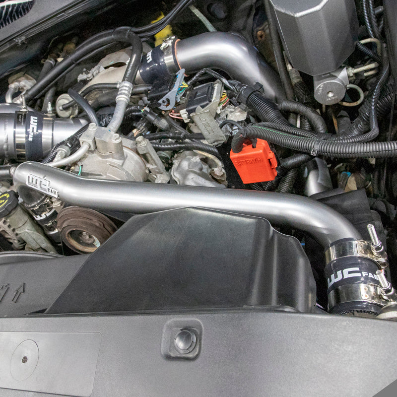 Wehrli 01-05 Chevrolet 6.6L LB7/LLY Duramax Thermostat Housing & Upper Coolant Pipe Kit - WCFab Grey