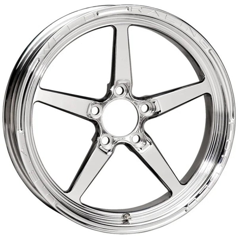 Weld AlumaStar 1-Piece 18x6 / 5x120 BP / 2.7in. BS Polished Wheel - Non-Beadlock