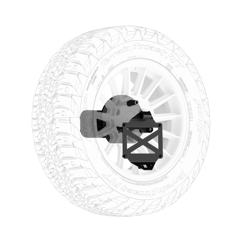 16-23 Toyota Tacoma/10-24 4Runner Pro Series II Tire Carrier W/ License Plate Holder