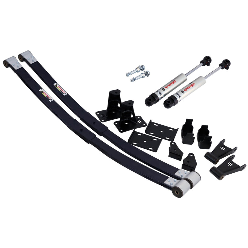 Ridetech 73-87 Chevrolet C10 Composite Leaf Springs w/ HQ Shocks - 6in Drop - Rear