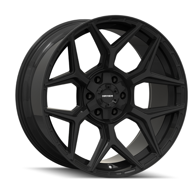 Mayhem Vanquish 8119 22X10 / 6x135/6x139.7 / -19mm Offset / 106.1mm Hub - Gloss Black