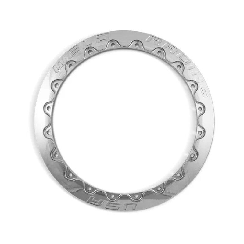 Weld Double Beadlock Ring 15in. / 20-Hole Standard 13.25in. 1 Ring - Polished