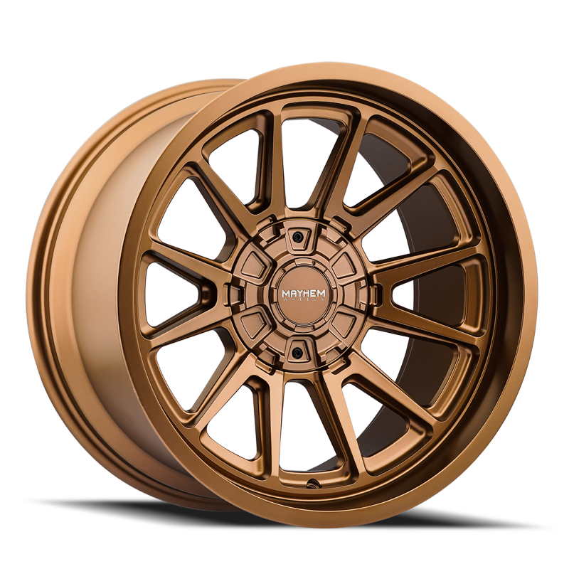 Mayhem 8116 Intrepid 20x9 / 8x180 BP / 0mm Offset / 124.1mm Hub Matte Bronze Wheel