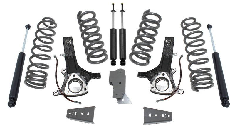 MaxTrac 09-18 RAM 1500 2WD 5.7L V8 Hemi 7in/4.5in MaxPro Spindle Lift Kit w/MaxTrac Shocks