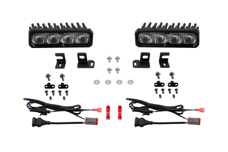 Diode Dynamics 2024-2026 Toyota 4RunnerTacoma/4Runner Fog SS6 Sport LED Kit White 6000K