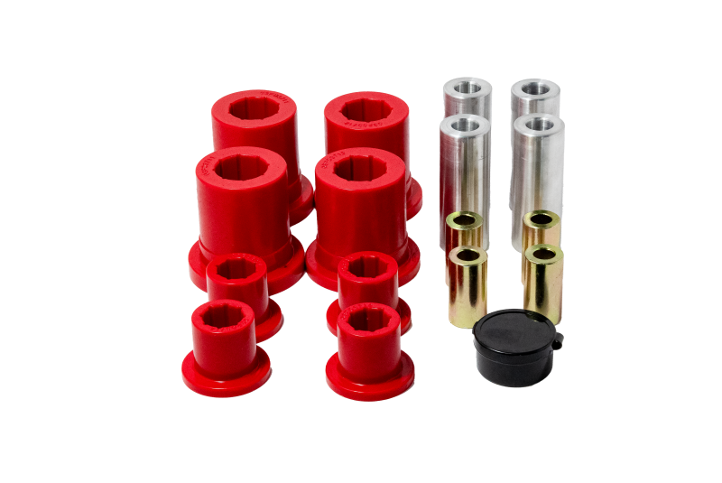 Energy Suspension 10-18 Dodge Ram 1500 2WD Front Control Arm Bushing Set - Red