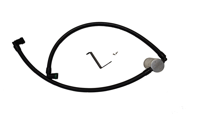 J&L 24-25 Ford Ford Ranger Raptor 3.0L PCV Side Oil Separator - Clear Anodized