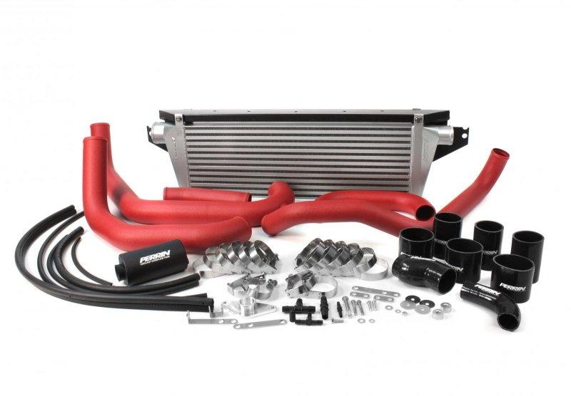 Perrin 15-17 WRX (Will Not Fit 2018) FMIC Boost Tube Box w/ Red Boost Tubes and Black Couplers