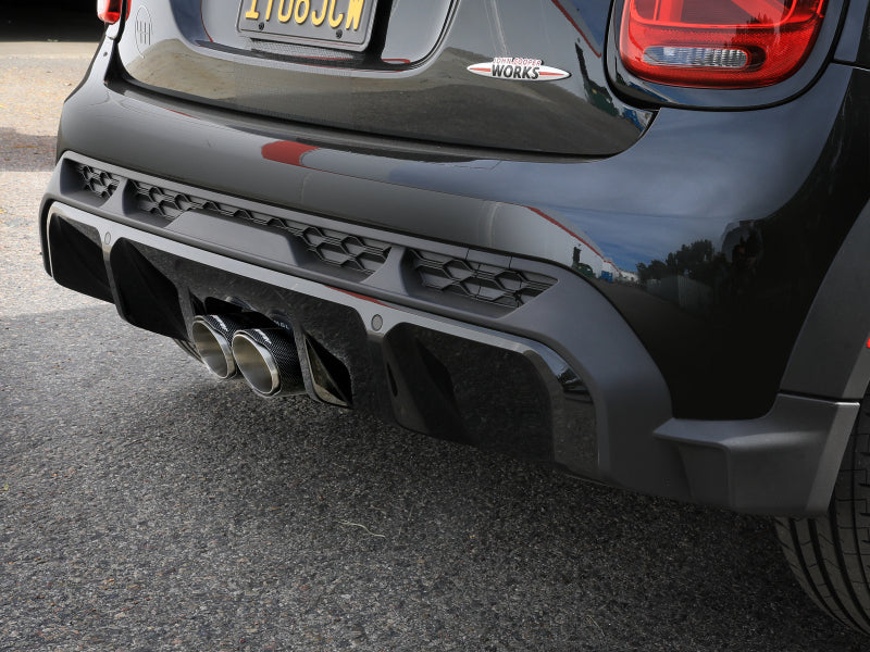 aFe 14-24 Mini Cooper S MACH Force-Xp 3in to 2-1/2in 304SS Cat-Back Exhaust w/ Carbon Fiber Tip