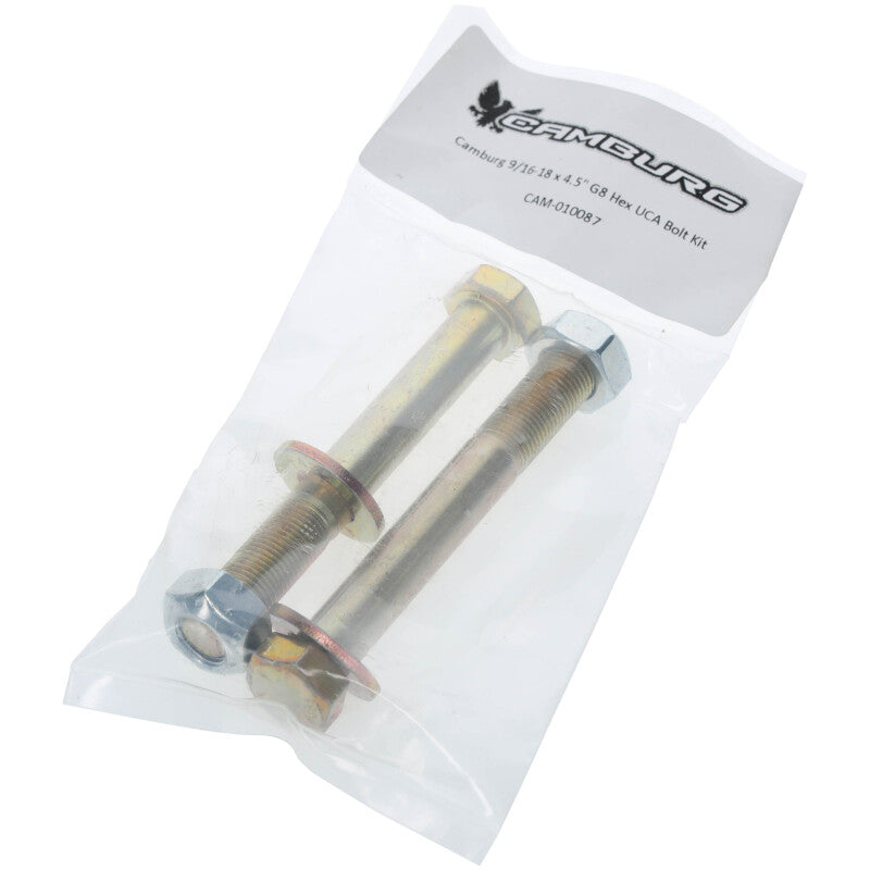 Camburg 9/16-18 x 4.5in. G8 Hex UCA Bolt Kit