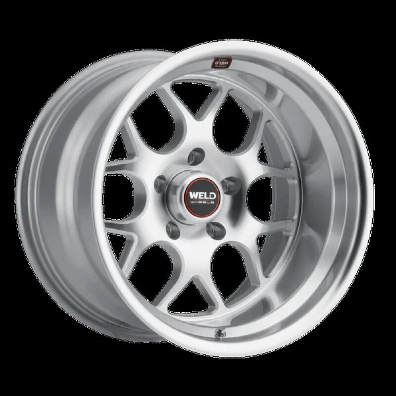 Weld Solana 17x11 / 5x127 BP / ET-44 / 78.1mm Bore - Gloss Silver Machined Wheel