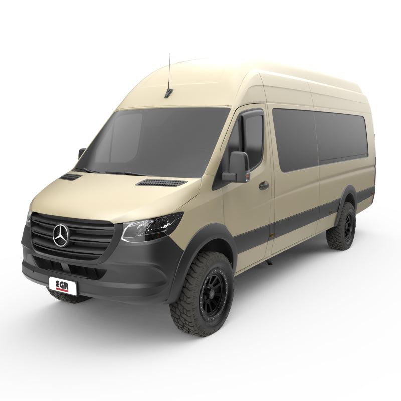 EGR 20-24 Mercedes Sprinter Van Front Tape-on Window Visors - Dark Smoke