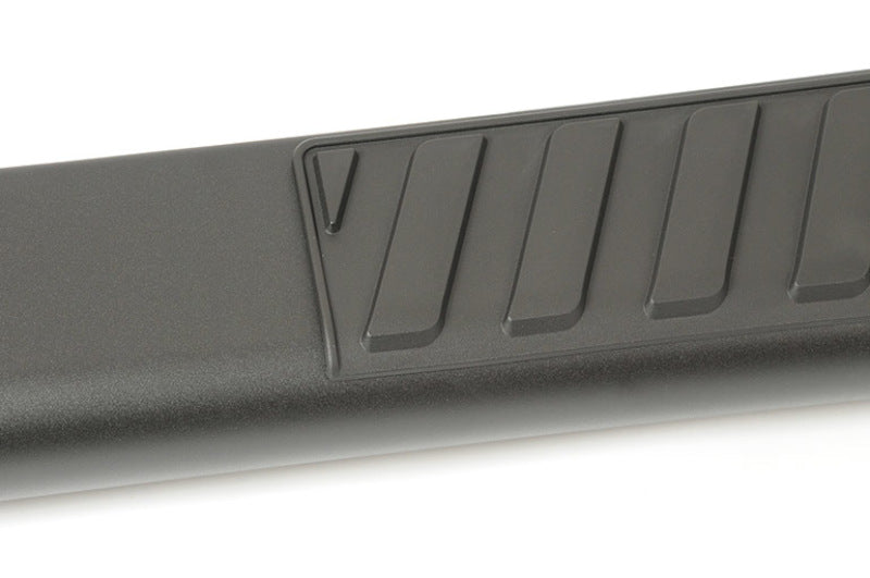 Deezee 99-23 Chevrolet/GMC/Dodge/Ford Full Size Truck Tubes - 6In Oval - Black Steel (CrewCab)