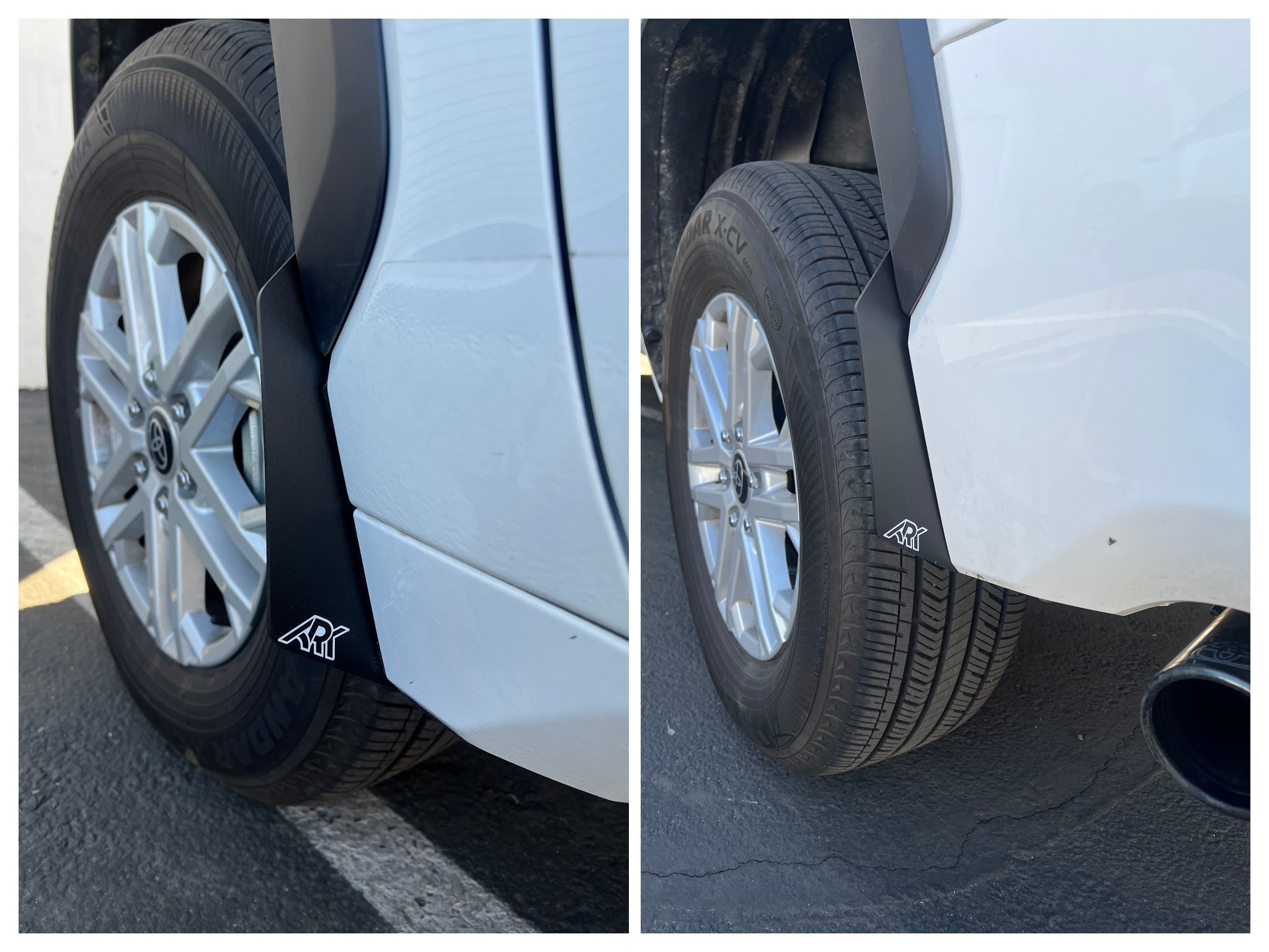 Ark Splash Guards 2020+ Toyota Highlander TriXPoly Micros Flares