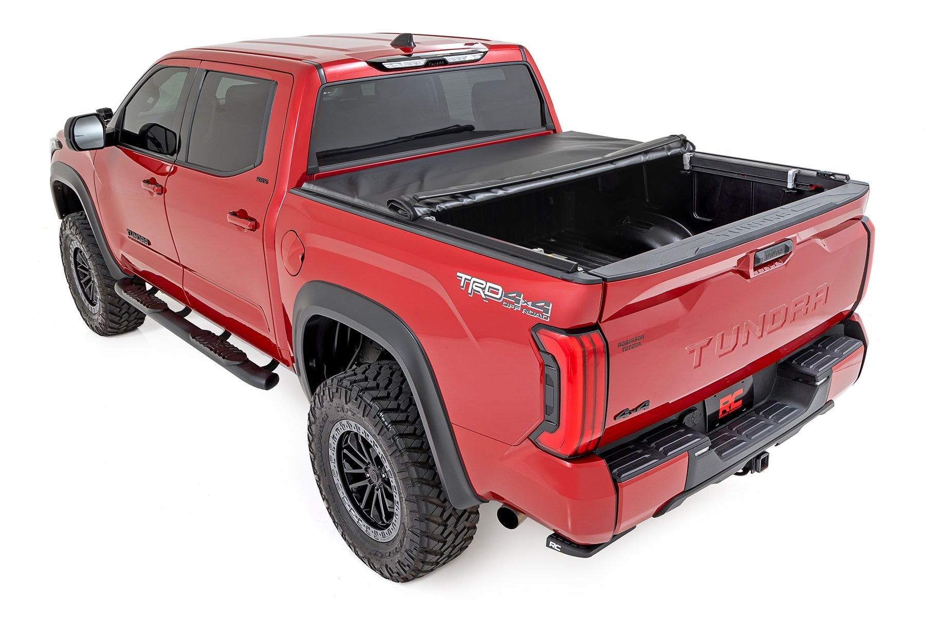 Rough Country 42619550 Soft Roll Up Tonneau Cover for 2022-2024 Toyota Tundra (5' 7" Bed)