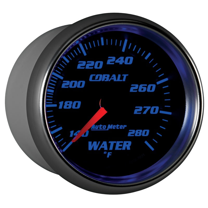Autometer Cobalt 66.7mm 140-280 degree F. Water Temprature Gauge
