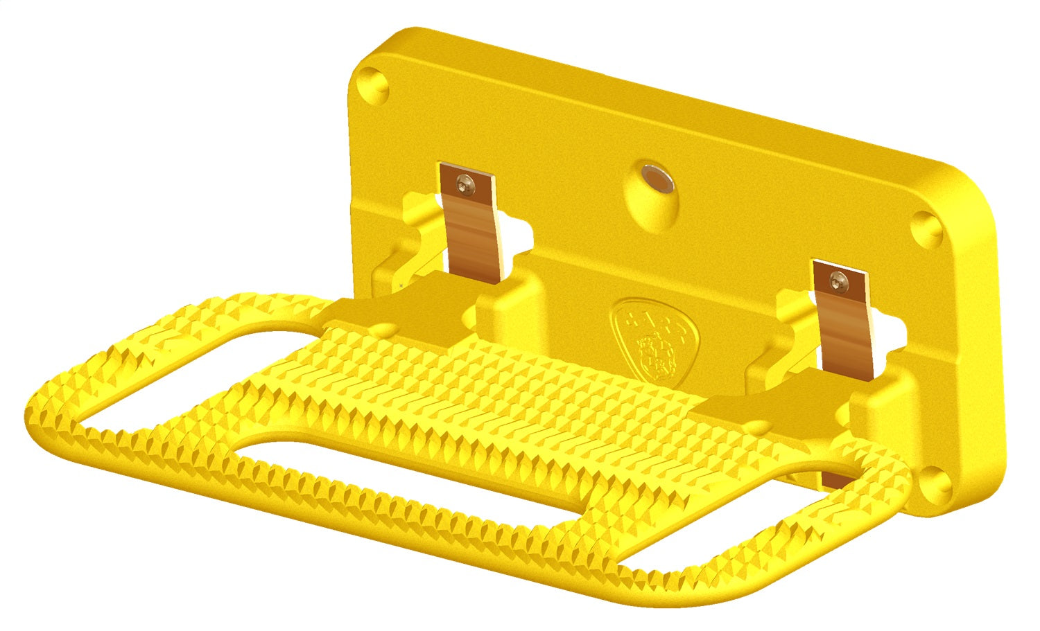 CARR - 193007 - HD Mega Step; Flat Mount; LED Step Surface; XP7 Safety Yellow; Single