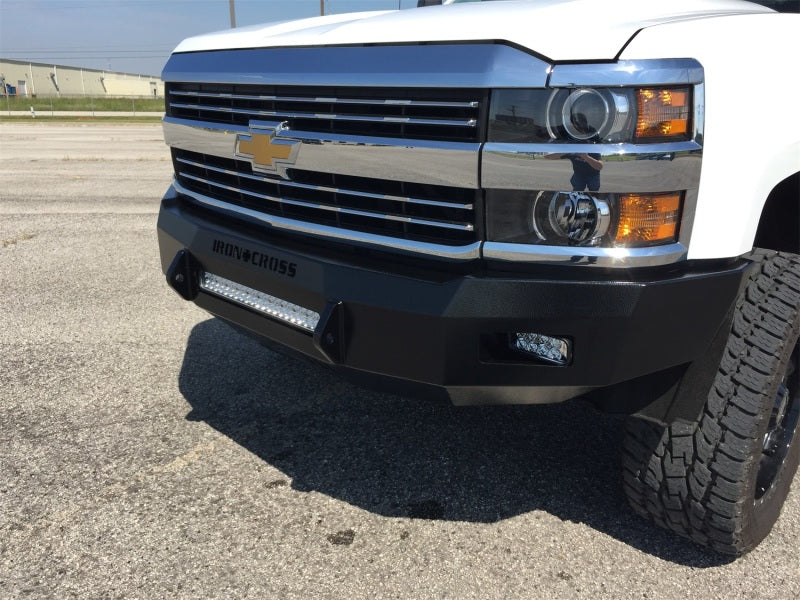 Iron Cross 07-13 Chevrolet Silverado 1500 Low Profile Front Bumper - Gloss Black