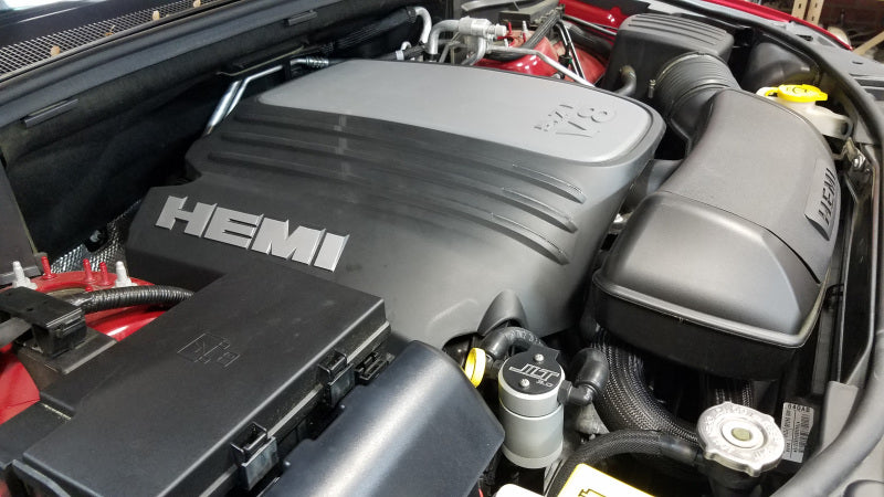 J&L 11-22 Jeep Grand Cherokee 5.7L Passenger Side Oil Separator 3.0 - Clear Anodized