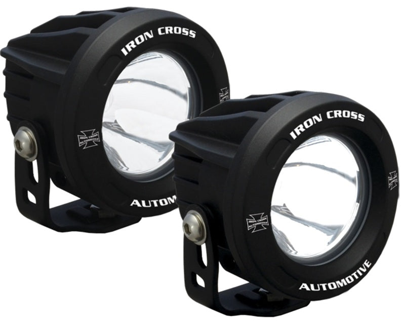 Iron Cross 3.75in LED Premium Bumper Light Pair (860 Lumens Each)