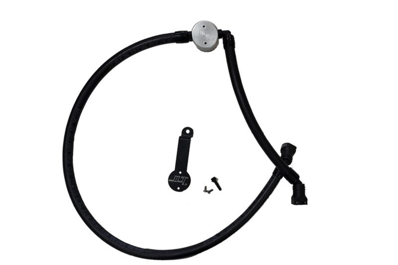 J&L 18-23 Jeep Wrangler JL 3.6L Driver Side Oil Separator 3.0 - Clear Anodized