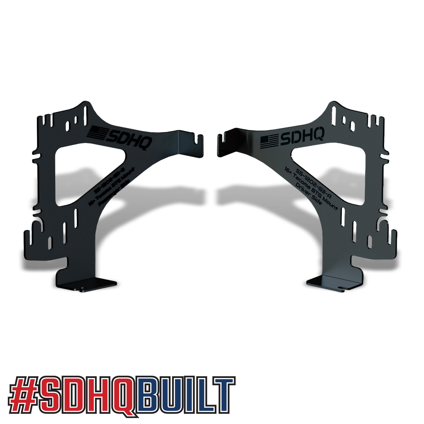 '16-Current Toyota Tacoma SDHQ Built Behind the Grille Dual LED Light Bar Mount