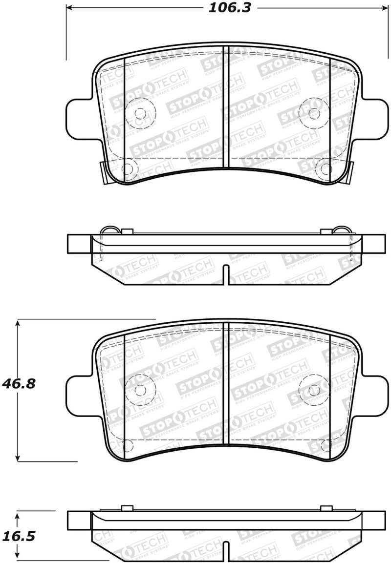 StopTech Street Brake Pads