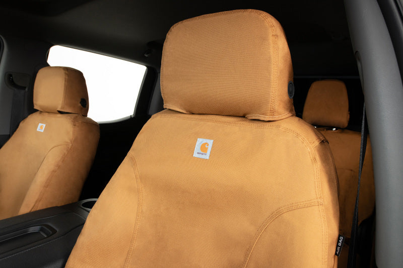 Covercraft 21-24 Jeep Wrangler Carhartt SeatSaver Custom Second Row Seat Covers - Brown