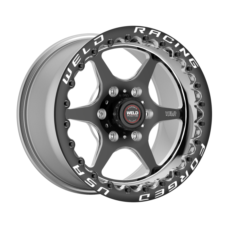 Weld S79 HD 17x10 / 6x135 BP / 7.2in. BS Black Wheel (Low Pad) - Single Beadlock MT