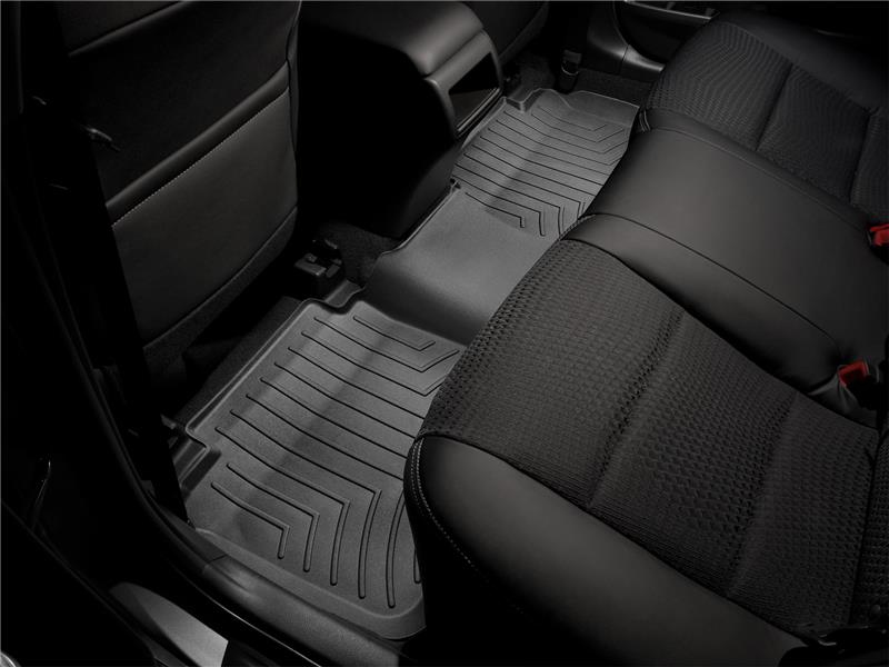 WeatherTech 14+ Chevrolet Silverado Front Rear & Rear FloorLiner - Black