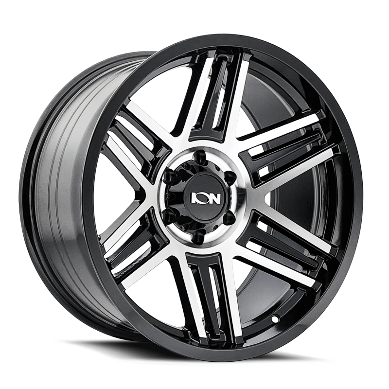 ION Type 147 17x9 / 8x170 BP / 0mm Offset / 125.2mm Hub Black/Machined Wheel
