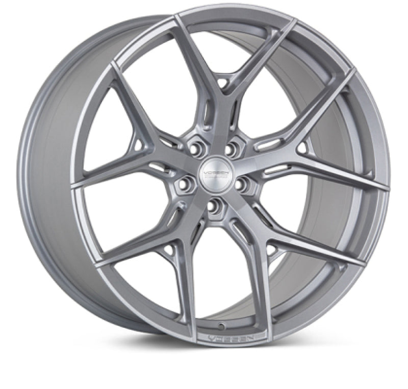 Vossen HF5 20X10 - 5X120 - ET23 - DEEP - 67.00 - SSV - Satin Silver Wheel