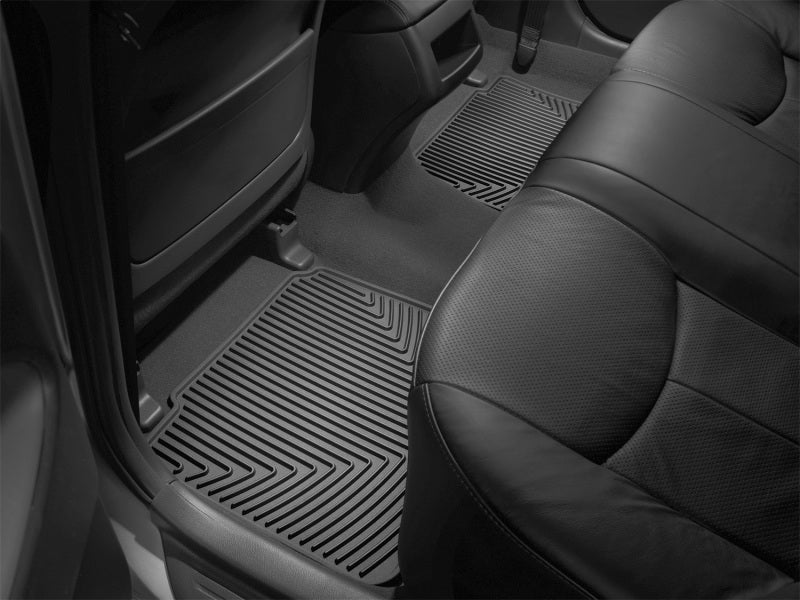 WeatherTech 06-10 Lexus GS Rear Rubber Mats - Black