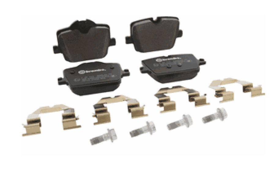 Brembo OE 2022 BMW i4/19-22 Z4/20-22 Toyota GR Supra PRIME Low-Met Brake Pad - Rear