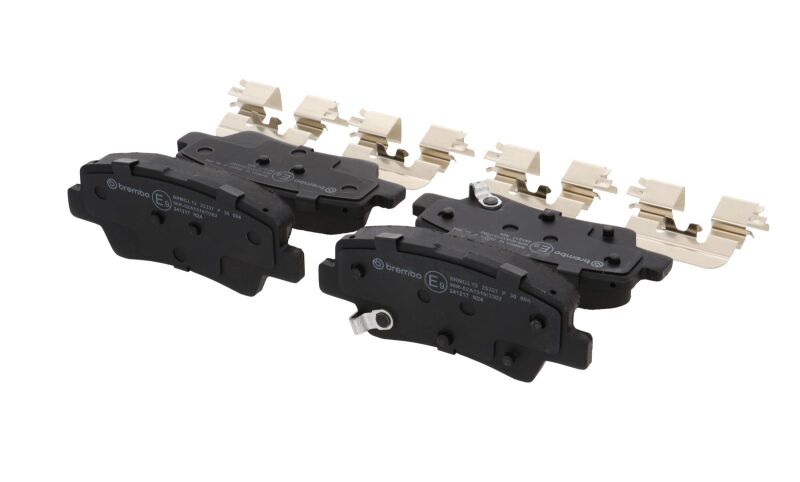 Brembo OE 2017 Hyundai Elantra/18-22 Ioniq/18-19 Sonata/16-17 Veloster Low-Met Brake Pad - Rear