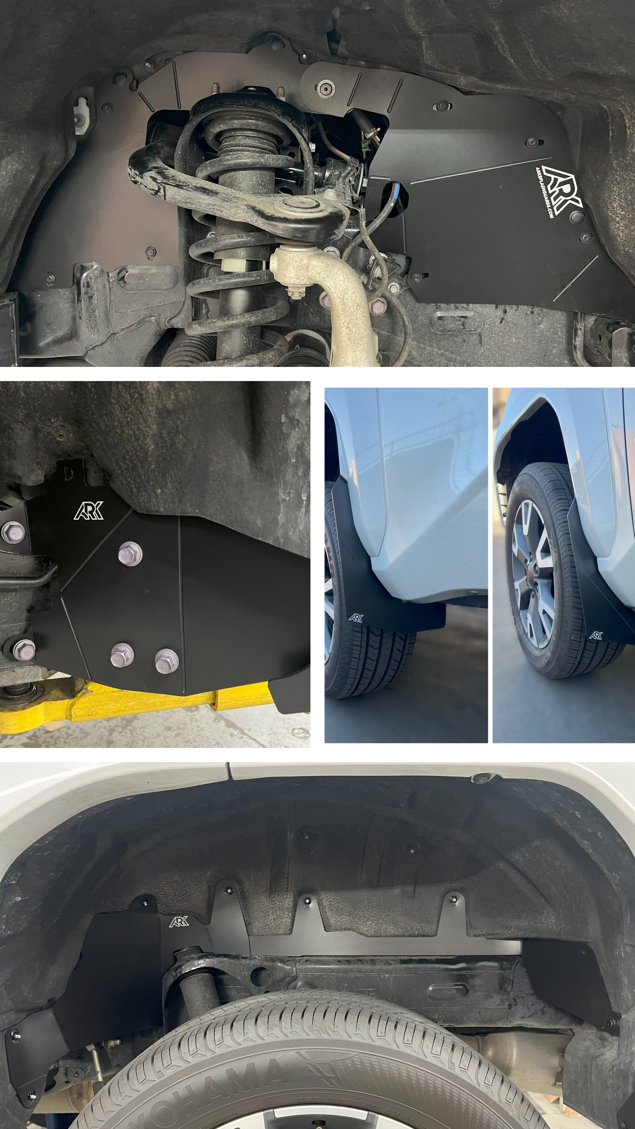 Ark Splash Guards 2020+ Toyota Highlander TriXPoly Micros Flares