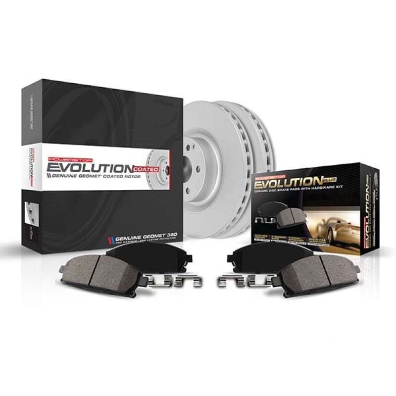 Power Stop 21-22 Ford Bronco Sport Rear Z17 Coated Brake Kit