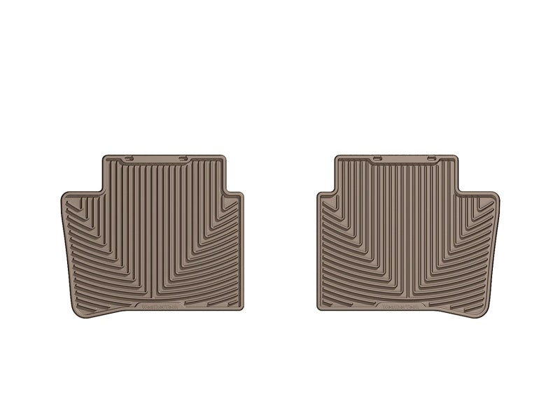 WeatherTech 07+ Nissan Versa Rear Rubber Mats - Tan