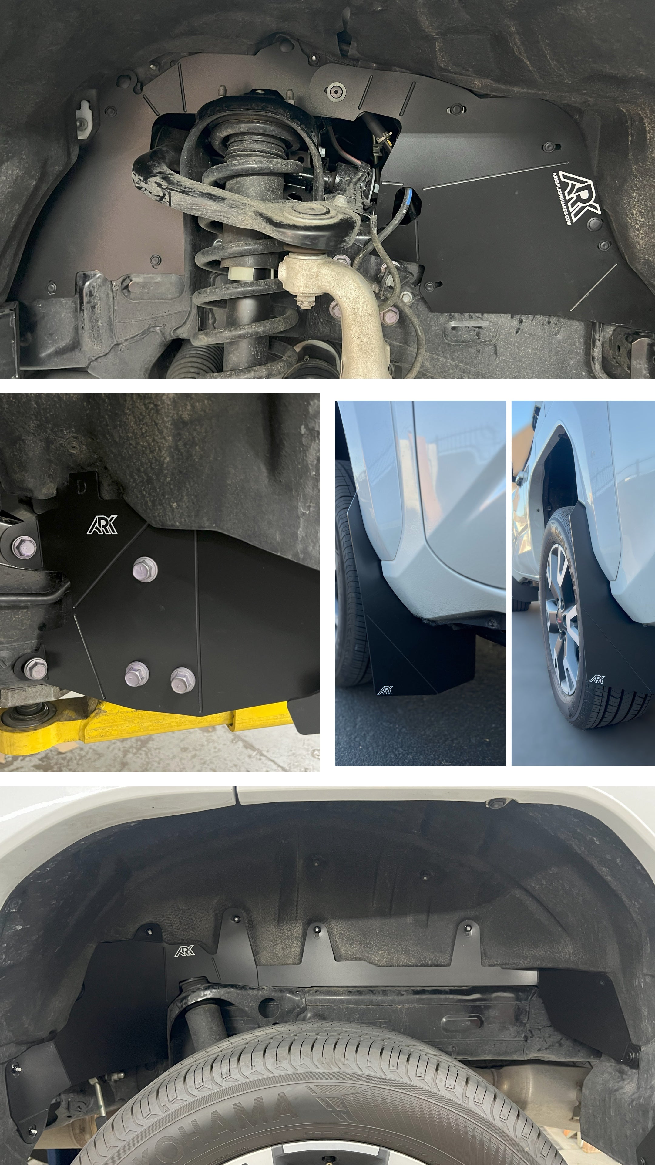 Ark Splash Guards 2020+ Toyota Highlander TriXPoly Micros Flares