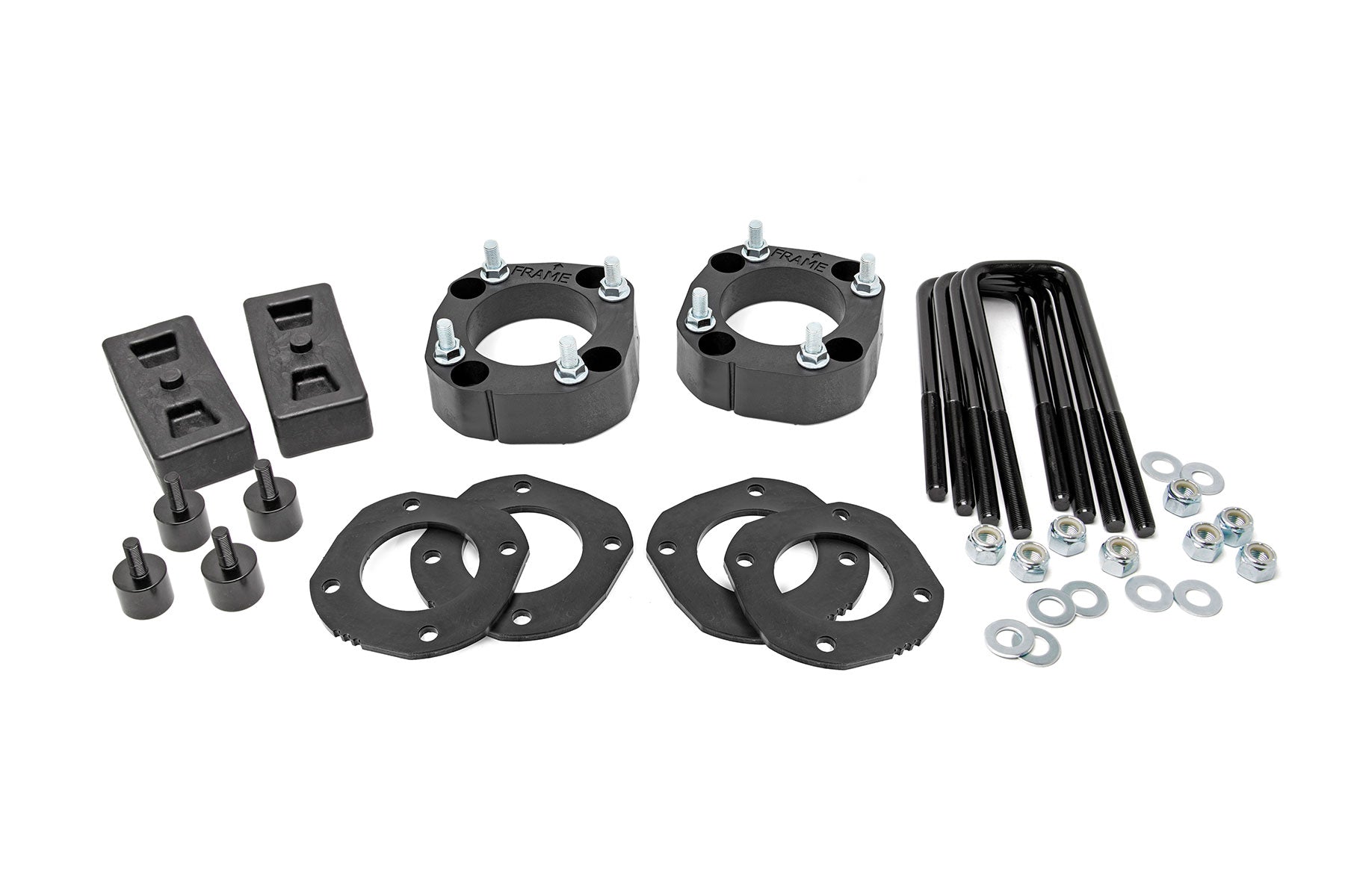 Rough Country 87001 Leveling Kit 2.5-3" for 2007-2021 Toyota Tundra 2WD