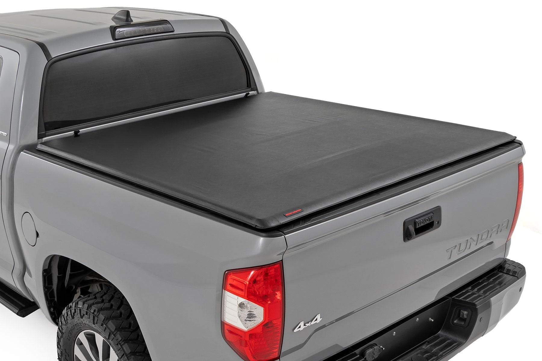Rough Country 42419550 Soft Roll Up Tonneau Cover for 2007-2021 Toyota Tundra (5' 7" Bed)
