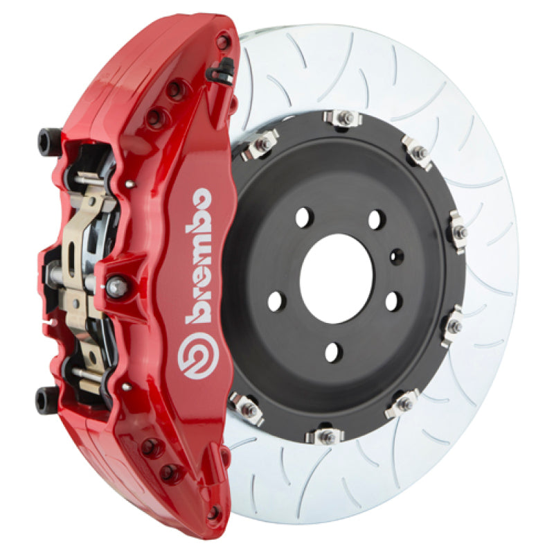 Brembo 15-16 Genesis Sedan 3.8/5.0 (Excl AWD) Fr GT BBK 6Pist Cast 380x34 2pc Rtr Slot Type3-Red