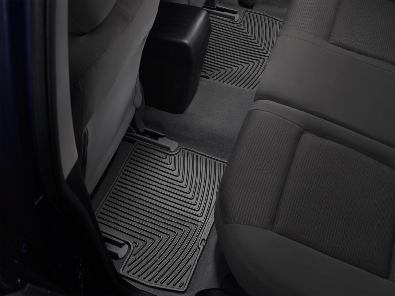 WeatherTech 10+ Ford Taurus Rear Rubber Mats - Black