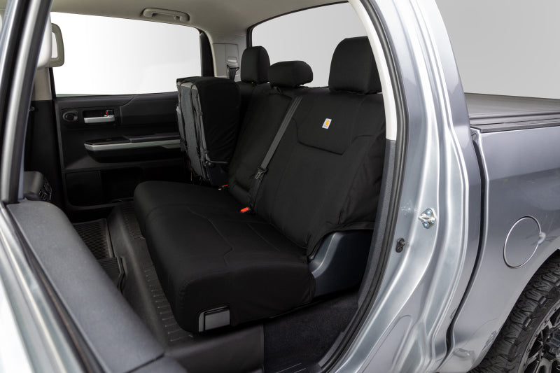 Covercraft 21-25 F150 XL Reg Cab Carhartt Super Dux PrecisionFit Custom Front Row Seat Covers - Blk