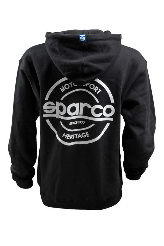 Sparco Swtshrt Hooded S-Seal Blk Xxlr