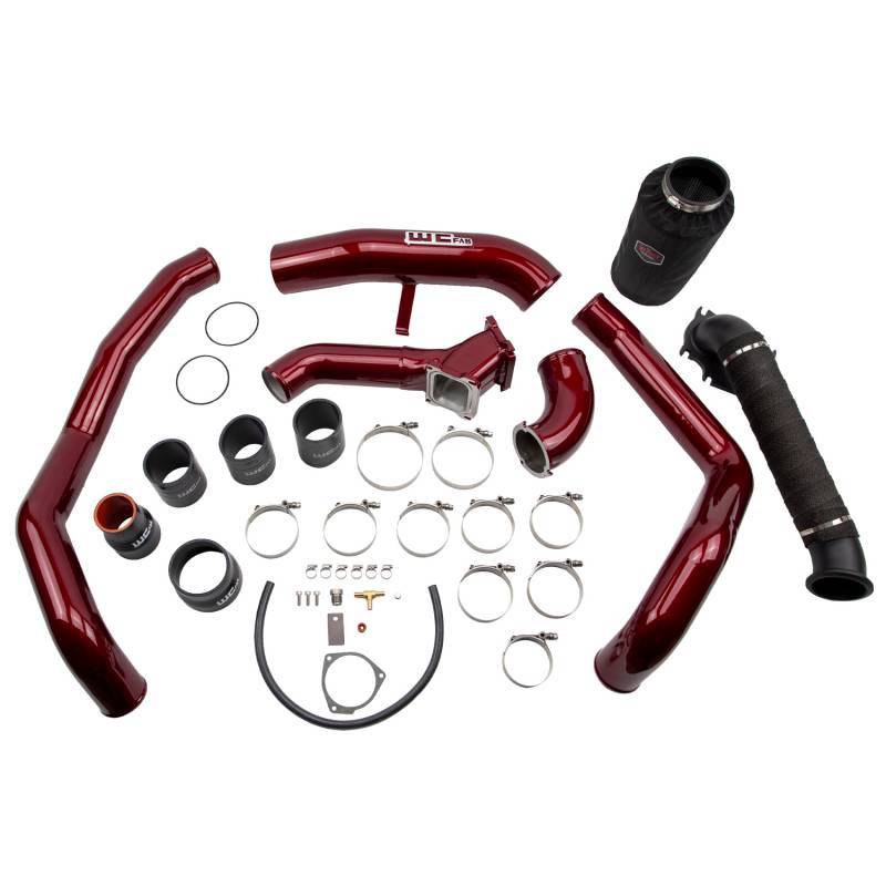 Wehrli 01-04 Chevrolet 6.6L LB7 Duramax High Flow Intake Bundle Kit - Cherry Frost